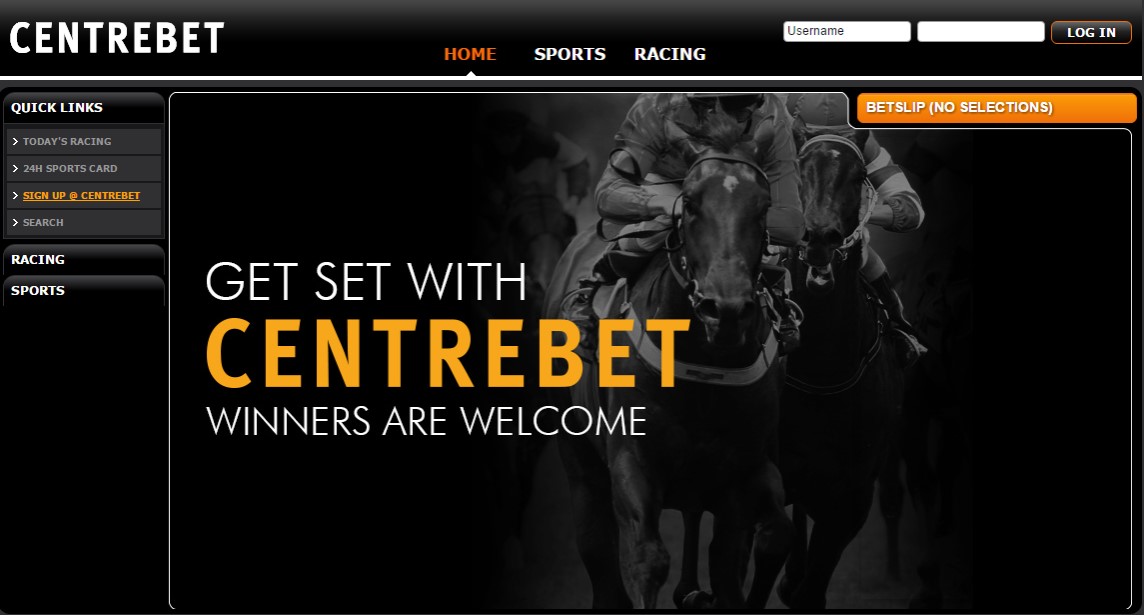 Centrebet официальный сайт