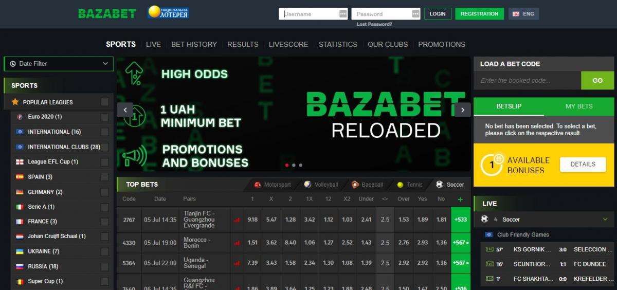 bazabet официальный сайт