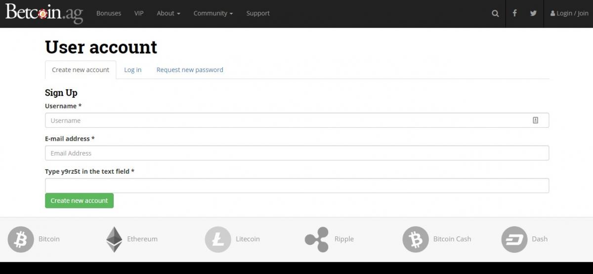 betcoin регистрация