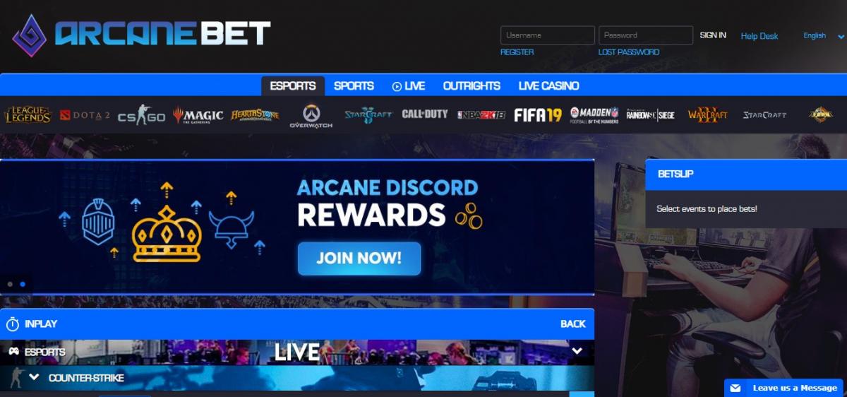 arcanebet букмекерская контора