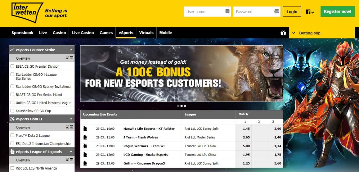 Interwetten казино