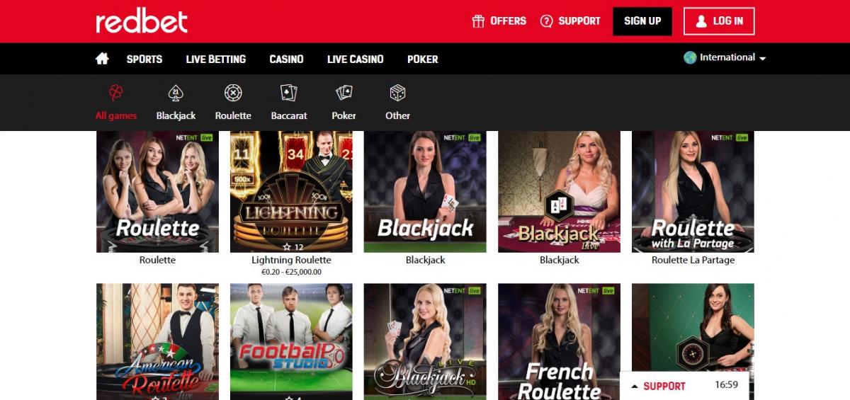 redbet казино