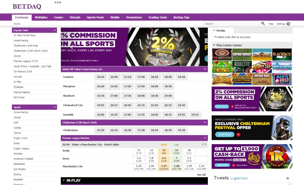 betdaq биржа ставок