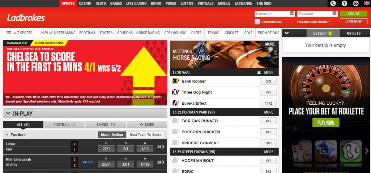 ladbrokes регистрация на сайте