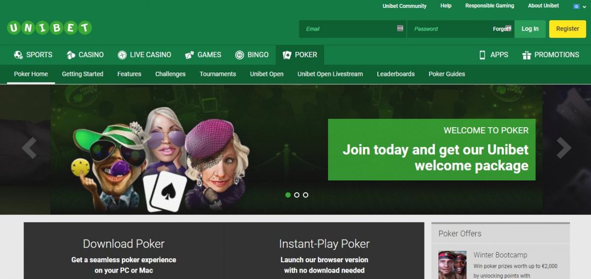 Unibet онлайн покер