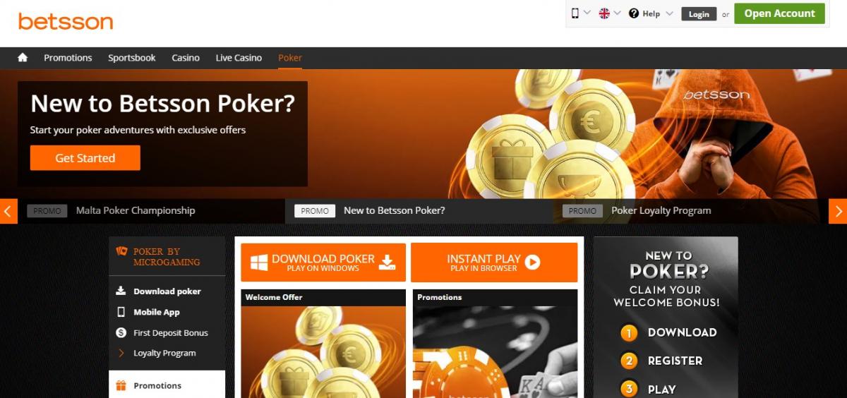 Betsson poker