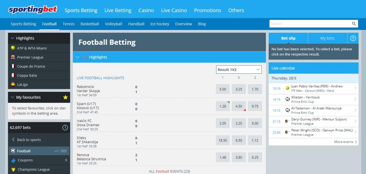 Sportingbet отзывы