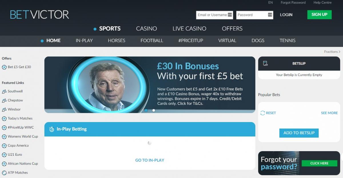 BetVictor букмекерская контора